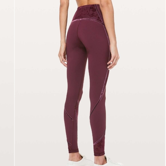 🍋NWT Lululemon Wunder Under High-Rise Tight* Flocked 28" - Picture 2 of 13